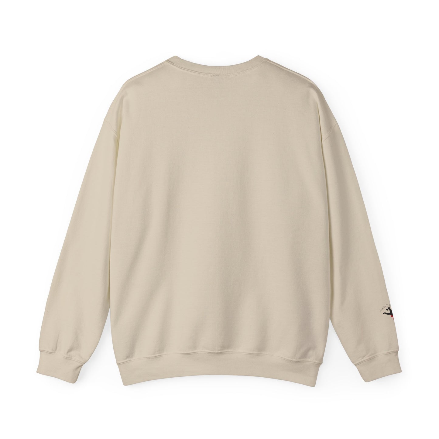 Crewneck Sweatshirt — 'Murder, She Grew' Floral Fingerprint Mystery Pullover